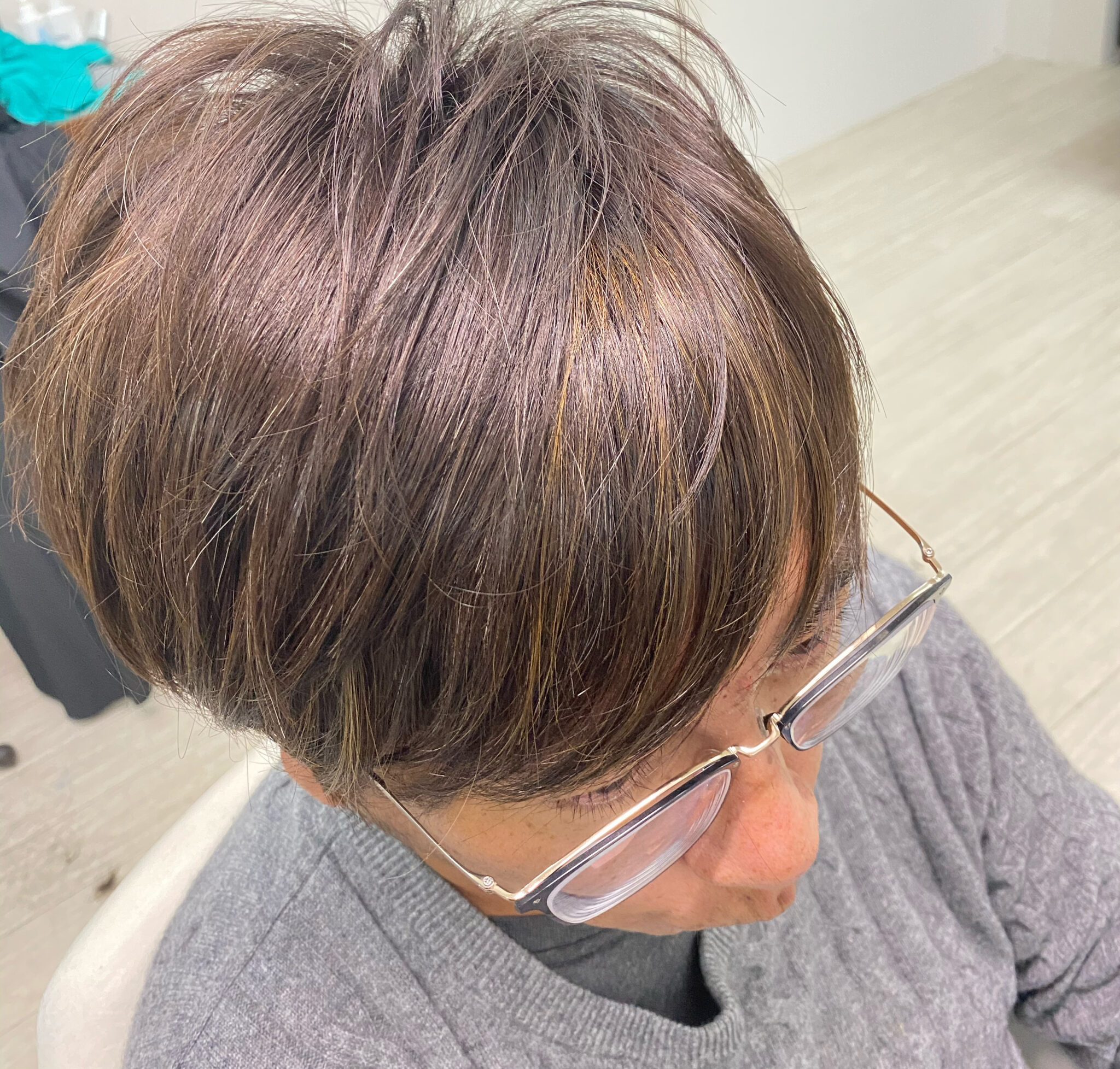 長崎美容室ヌ〜　明るい白髪染め
